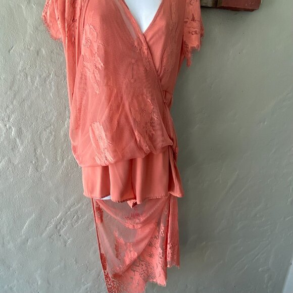 SHOW ME YOUR MUMU MAXI DRESS SHORT SLEEVE XS GREAT CONDITION - Picture 8 of 12